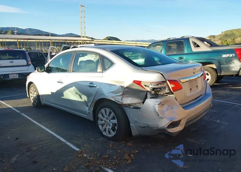 2019 Nissan Sentra S из США, поврежденный, VIN 3N1AB7AP6KY234254